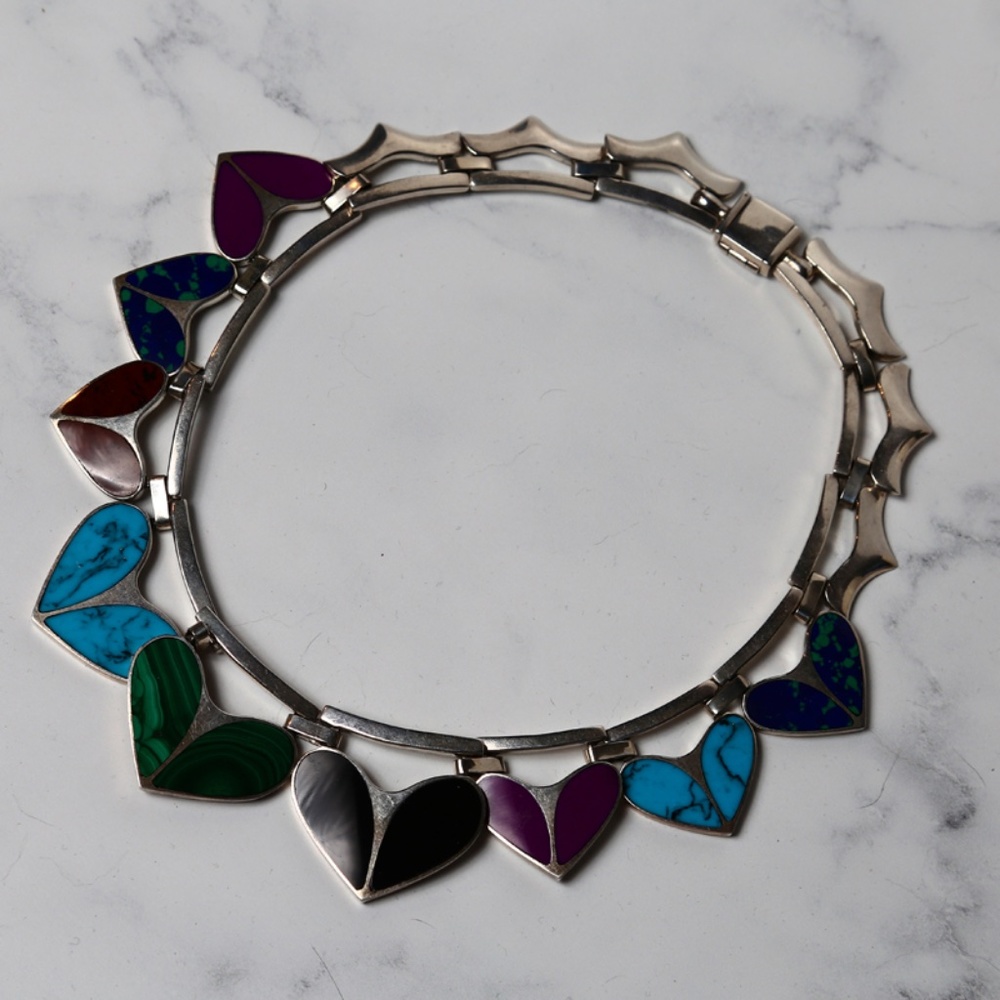 Taxco Mexico TN-57 Sterling Silver Choker